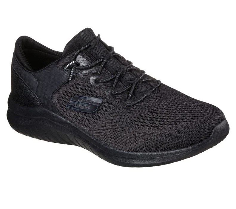 Skechers Ultra Flex 2.0 - Kerlem - Mens Slip On Shoes Black [AU-VJ8197]